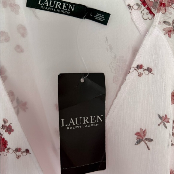 Ralph Lauren Pink Floral Blouse - Picture 4 of 12